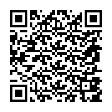 QR-code voor telefoonnummer +74957805043