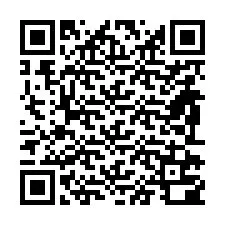 Código QR para número de teléfono +74992700037