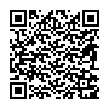 QR-code voor telefoonnummer +74992701003