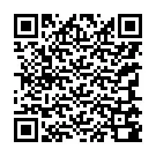 QR kód a telefonszámhoz +81345780000