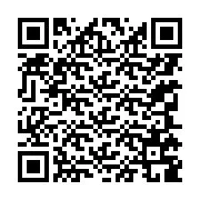 QR код за телефонен номер +81345789543