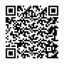 Codice QR per il numero di telefono +81992952187