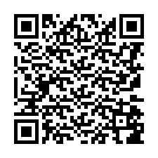 QR-code voor telefoonnummer +8617058600590