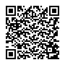 Código QR para número de telefone +8617140376280