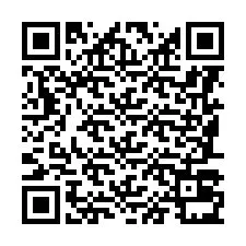 QR-code voor telefoonnummer +8618703186655