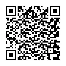 QR-code voor telefoonnummer +8657423684971