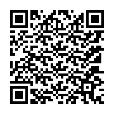 QR-code voor telefoonnummer +91100