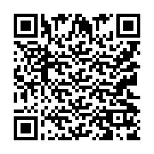 QR-koodi puhelinnumerolle +9512017835