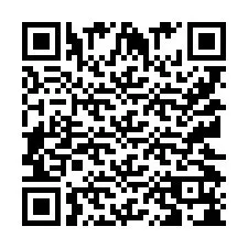 Código QR para número de telefone +9512018028