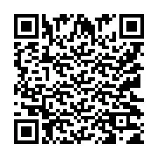 QR-koodi puhelinnumerolle +9512031434