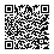 Código QR para número de telefone +9512033448