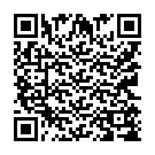 Codice QR per il numero di telefono +9512158762