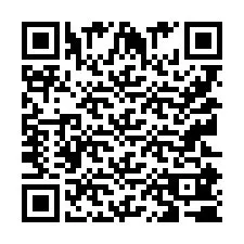 QR-koodi puhelinnumerolle +9512180725