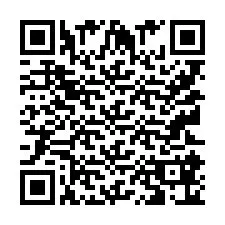 QR-koodi puhelinnumerolle +9512186045