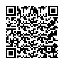 QR-koodi puhelinnumerolle +9512186105