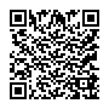 Código QR para número de telefone +9512186121