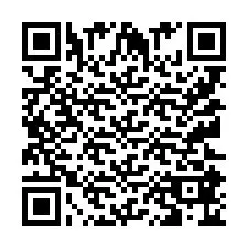 QR-koodi puhelinnumerolle +9512186434