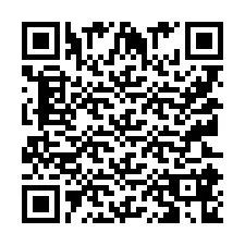 QR-koodi puhelinnumerolle +9512186840