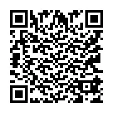Codice QR per il numero di telefono +9512187402
