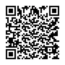 Código QR para número de teléfono +9512187422