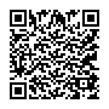 Código QR para número de telefone +9512187433