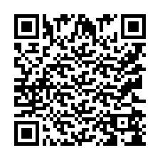 QR Code pour le numéro de téléphone +9512258001