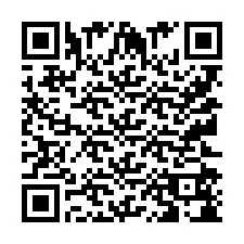 QR Code pour le numéro de téléphone +9512258004