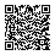 QR Code pour le numéro de téléphone +9512258020