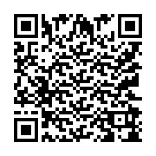 Código QR para número de teléfono +9512298018