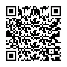 QR код за телефонен номер +9512300122