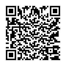 QR-koodi puhelinnumerolle +9512300386