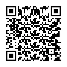 Codice QR per il numero di telefono +9512475434