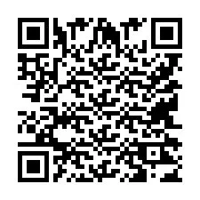 QR-koodi puhelinnumerolle +9514223417