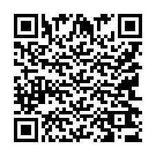 Kod QR dla numeru telefonu +9514263634