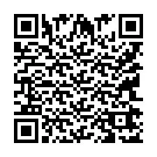 QR код за телефонен номер +9514267110