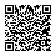 QR-code voor telefoonnummer +9514267843