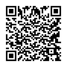 Codice QR per il numero di telefono +9514269825