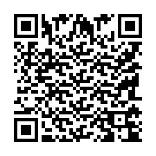 QR-koodi puhelinnumerolle +9518174010