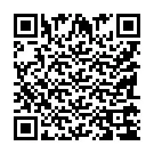 Codice QR per il numero di telefono +9518174384