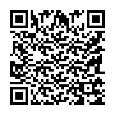 QR код за телефонен номер +9518175040