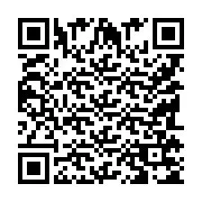 Código QR para número de teléfono +9518175074