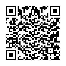 Código QR para número de teléfono +9518175075