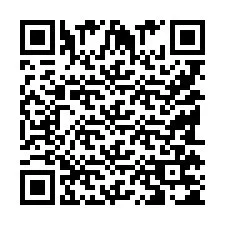 Código QR para número de teléfono +9518175078