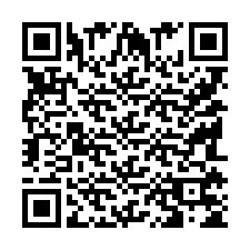 Codice QR per il numero di telefono +9518175420