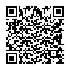 Codice QR per il numero di telefono +9518175432