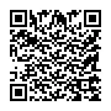 Codice QR per il numero di telefono +9518175581