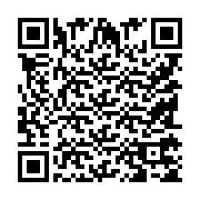 QR Code pour le numéro de téléphone +9518175589