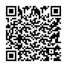 Codice QR per il numero di telefono +9518175610