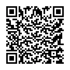 Código QR para número de telefone +9518175611