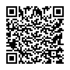 Código QR para número de telefone +9518175615